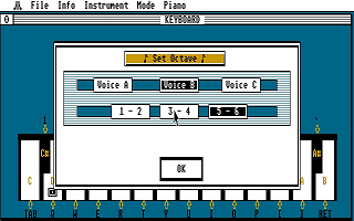 Deluxe Piano atari screenshot
